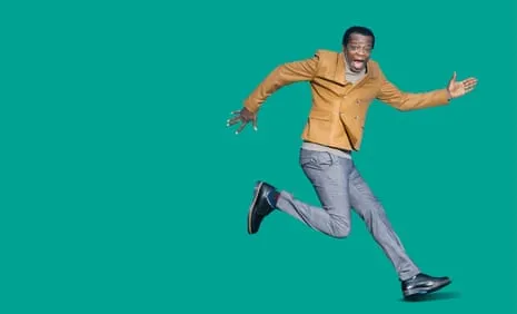 The Comedian Stephen K Amos: ‘My Feet Are a Disaster’ Plus They’re Connected to the Spindliest Legs Anyone Has Seen.